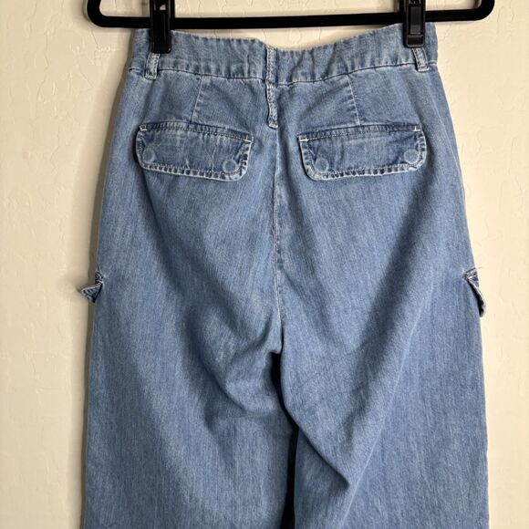 FRAME Relaxed Straight Cargo Jeans - Picture 6 of 7